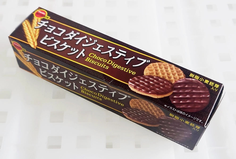 ブルボン チョコダイジェスティブビスケット,パッケージ