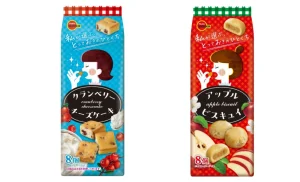 ブルボン「クランベリーチーズケーキ」「アップルビスキュイ」
