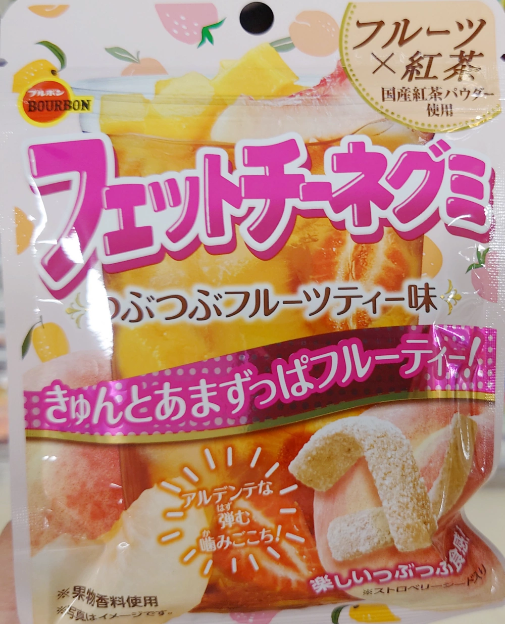 フェットチーネグミつぶつぶフルーツティー味
