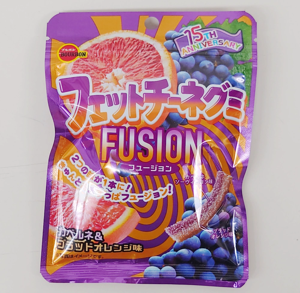 フェットチーネグミ FUSION カベルネ＆ブラッドオレンジ味